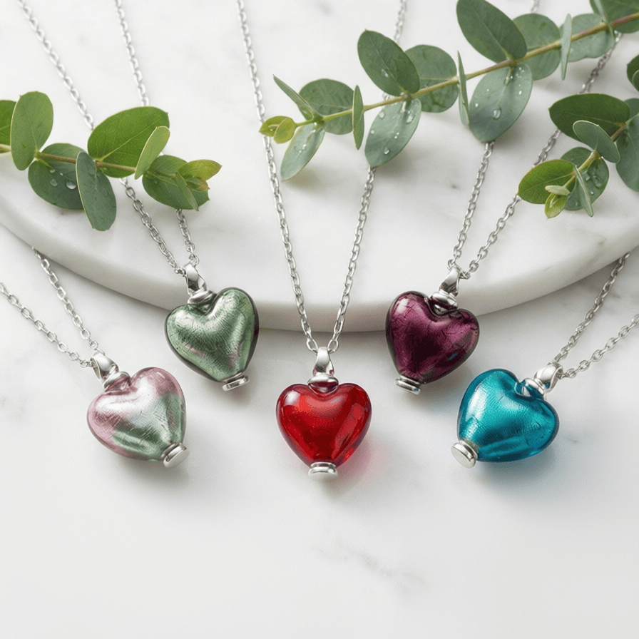 Murano Glass Hearts