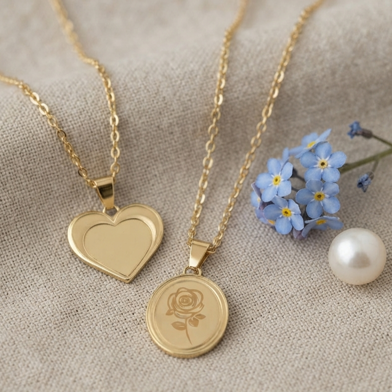 Gold Pendants (Does NOT Hold Ashes)