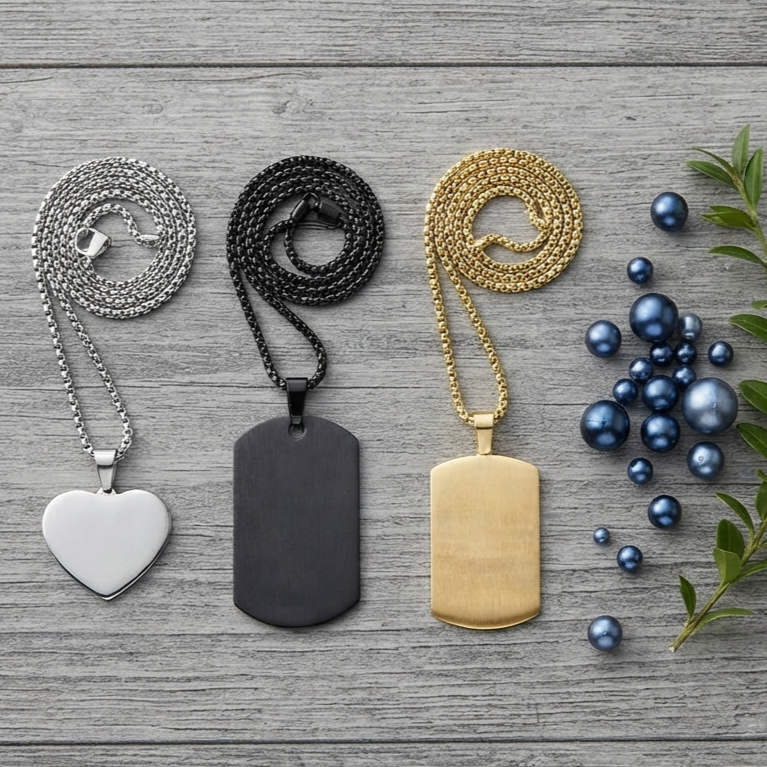 Stainless Steel Pendants (Does NOT Hold Ashes)