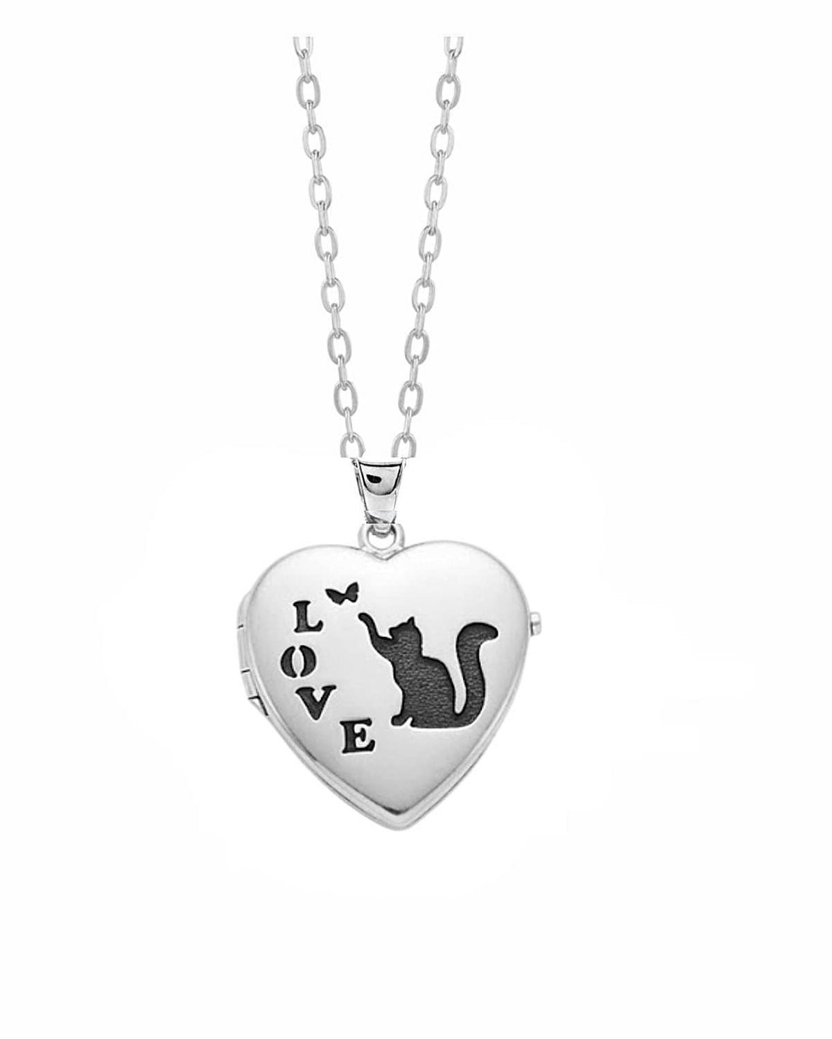 Loved Remembered Cat Locket Urn