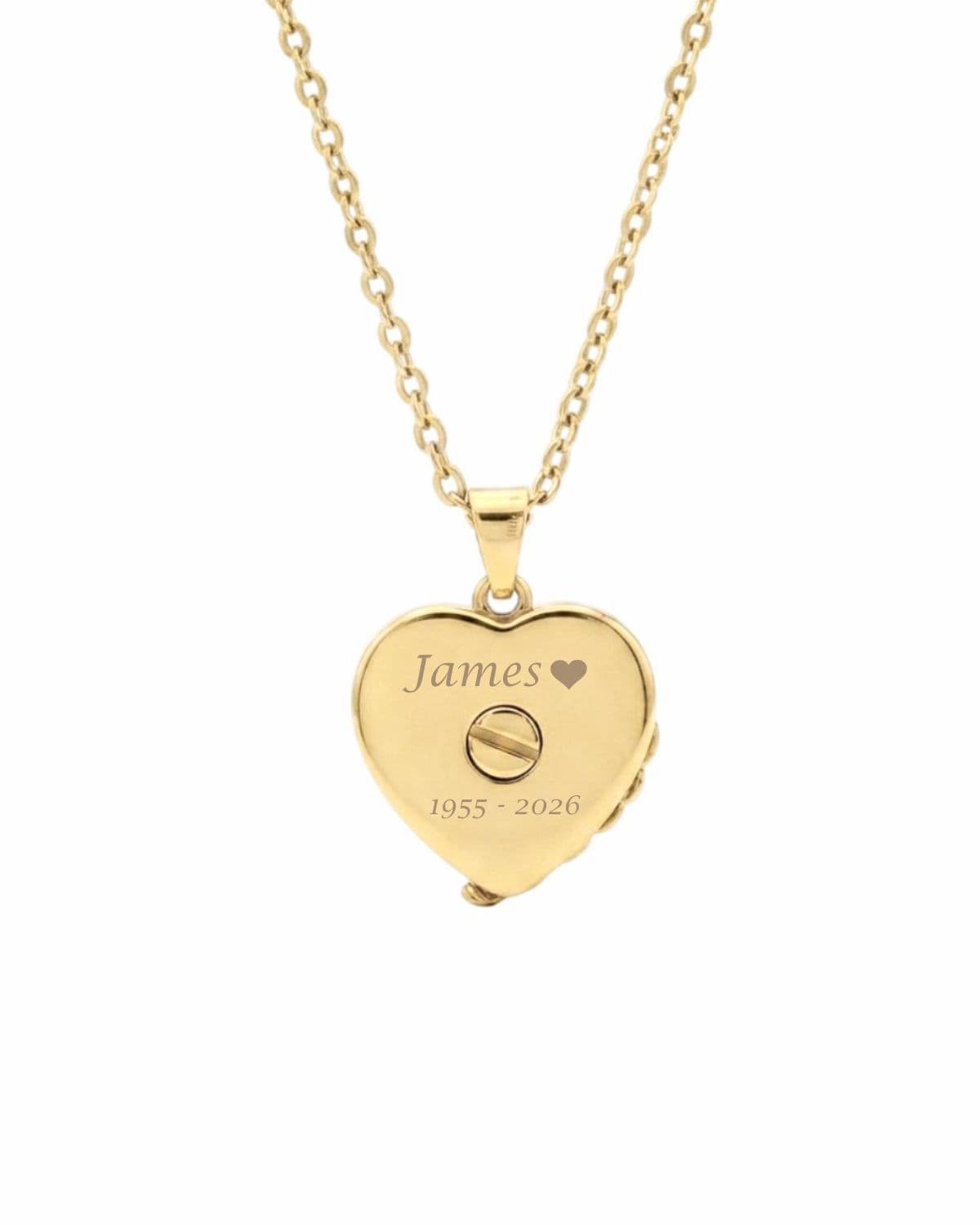 Loved Remembered Gold Angel Wing Pendant Urn