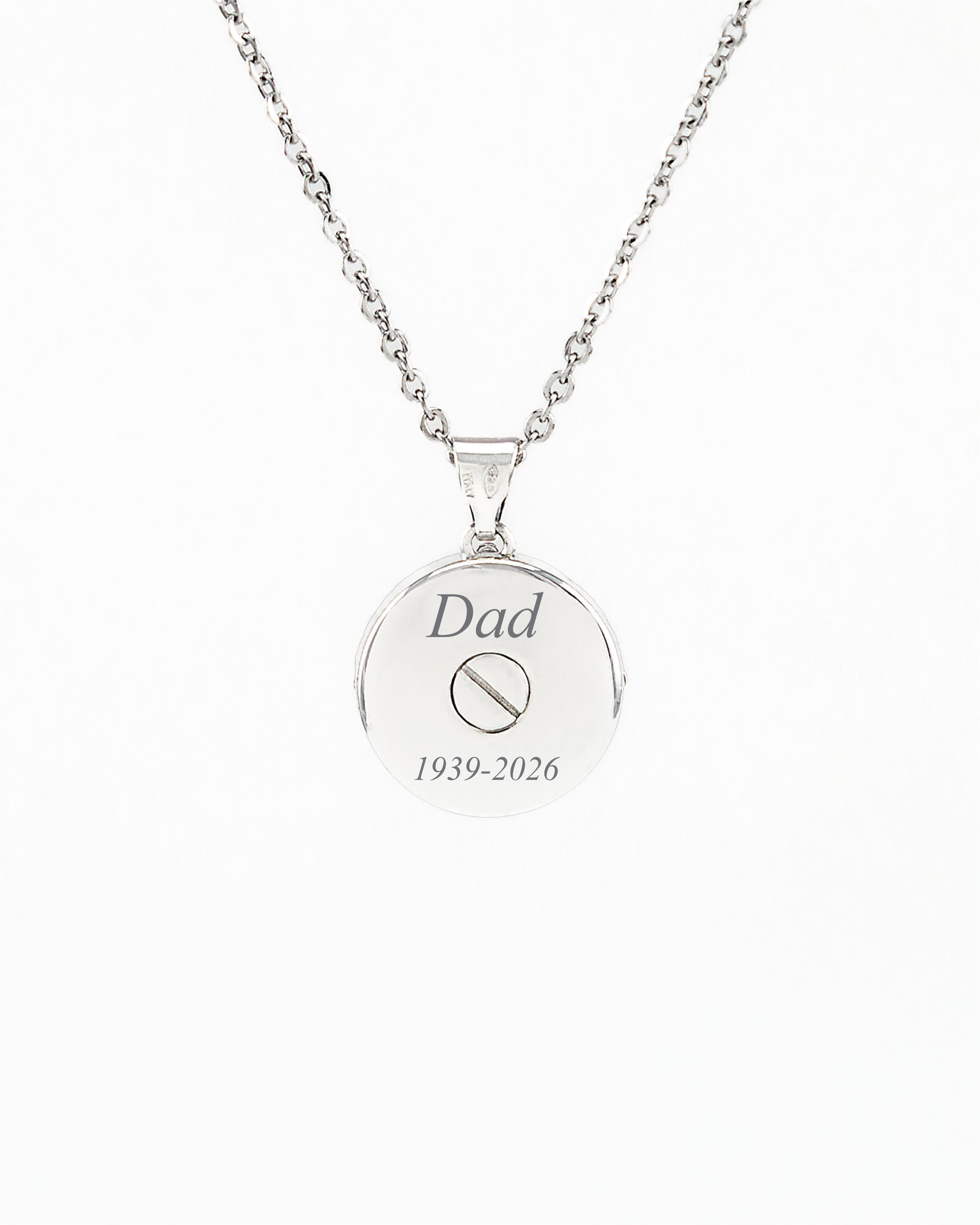 Loved Remembered Guilding Light Compass Pendant Urn