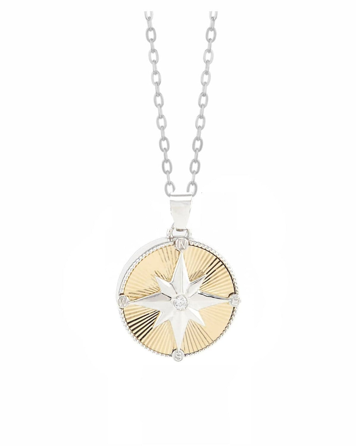 Loved Remembered Guilding Light Compass Pendant Urn