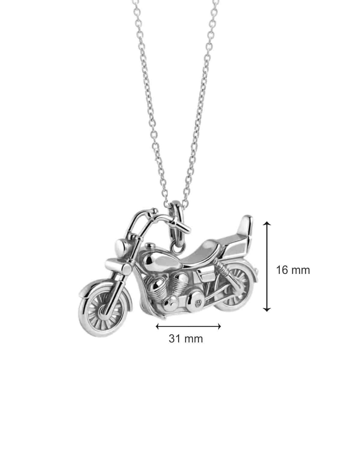 Loved Remembered Motorcycle Pendant Urn