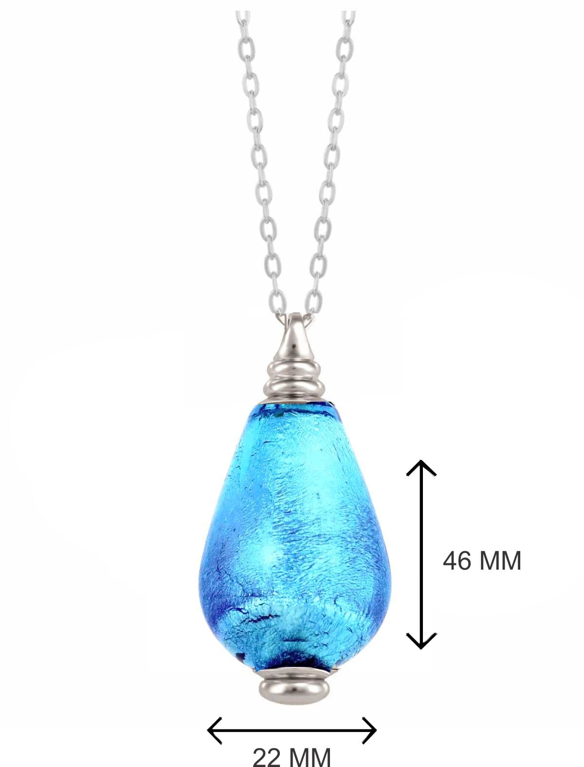 Loved Remembered Murano Glass Drop - 'Infinity'