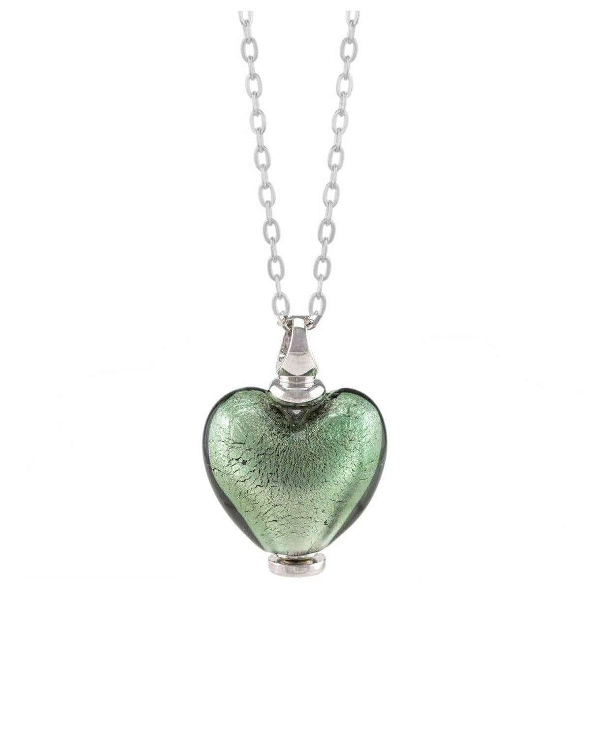 Loved Remembered Murano Glass Heart Urn - June
