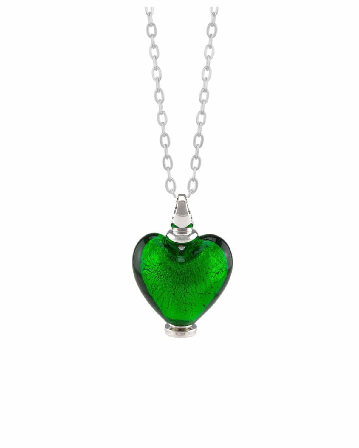 Loved Remembered Murano Glass Heart Urn - May