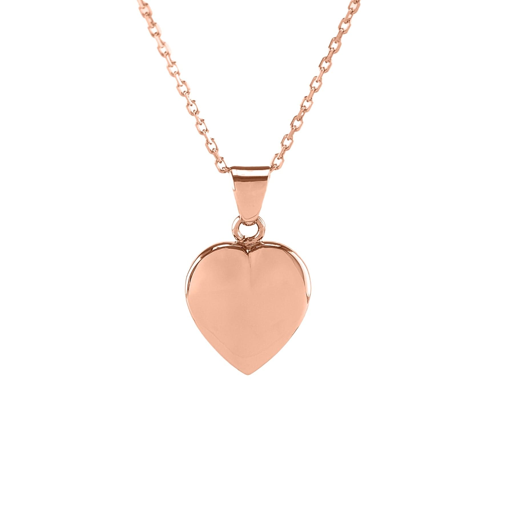 Loved Remembered Small Gold Heart Pendant Urn