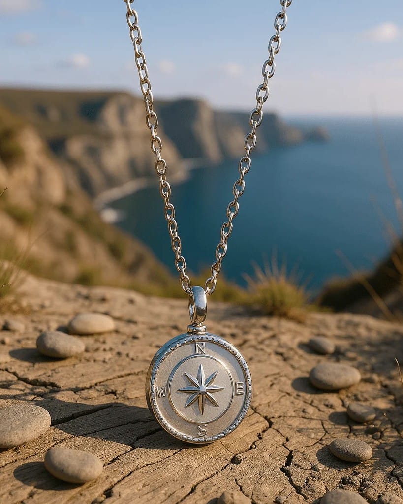 Loved Remembered STAINLESS 21 Small Compass Urn