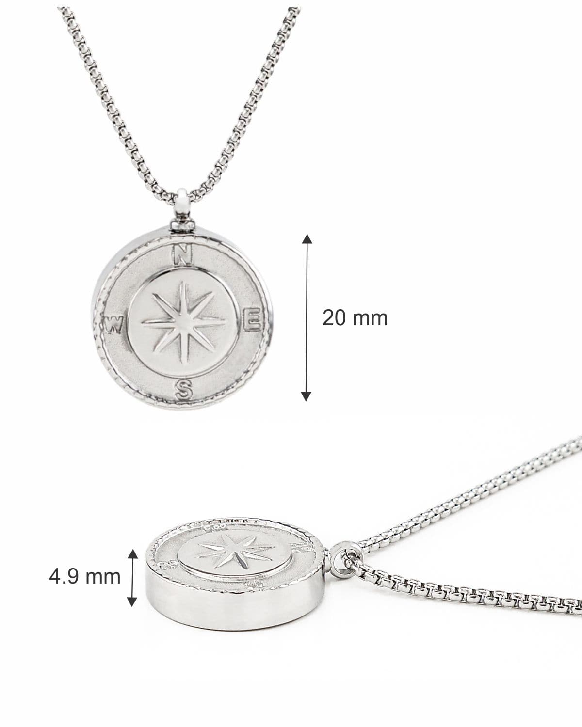 Loved Remembered STAINLESS 22 Large Compass Urn