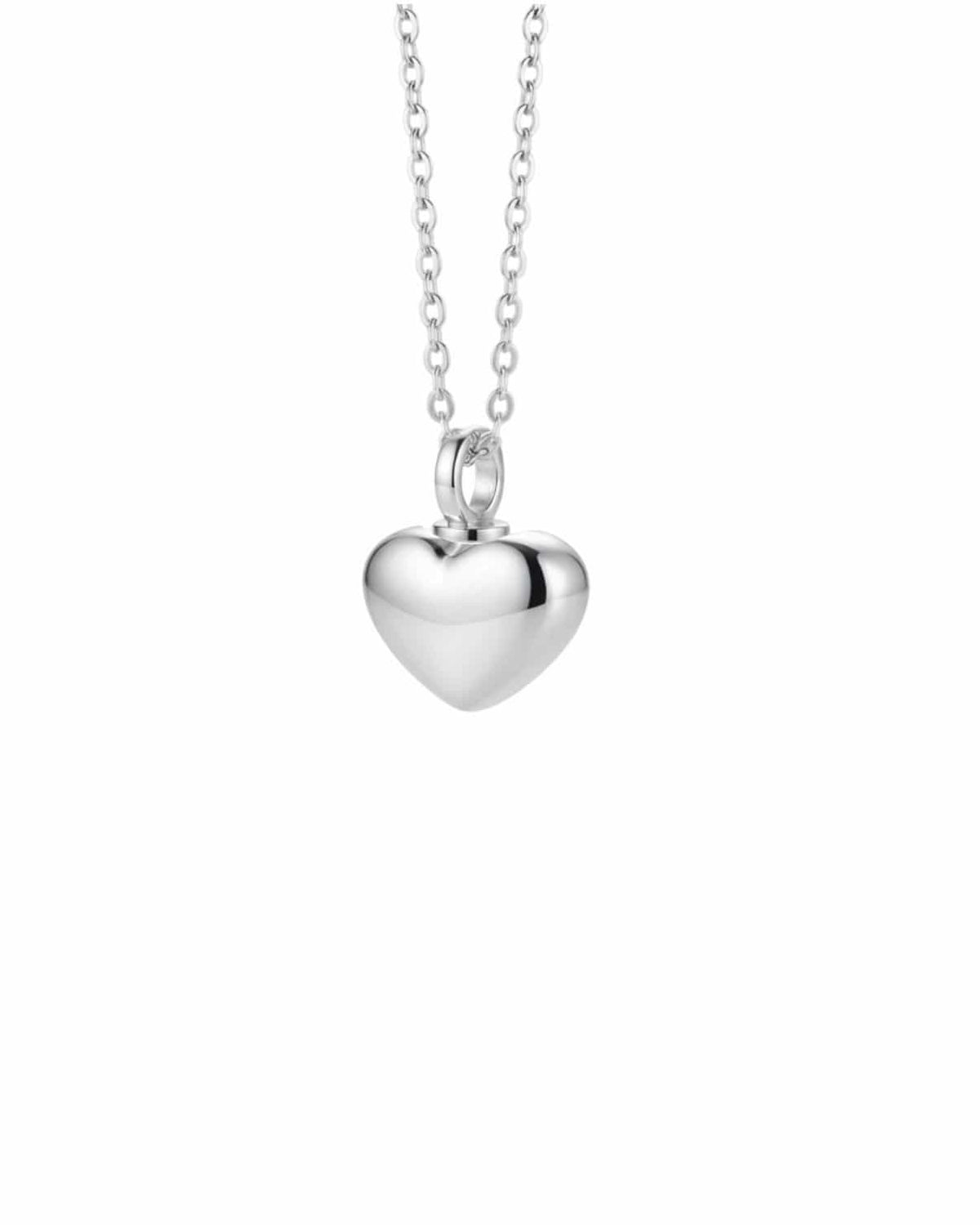 Loved Remembered STAINLESS 26 Ashes Heart Pendant Urn