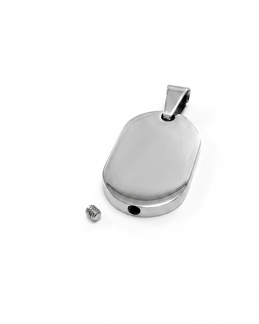 Loved Remembered STAINLESS 5 Tag Urn