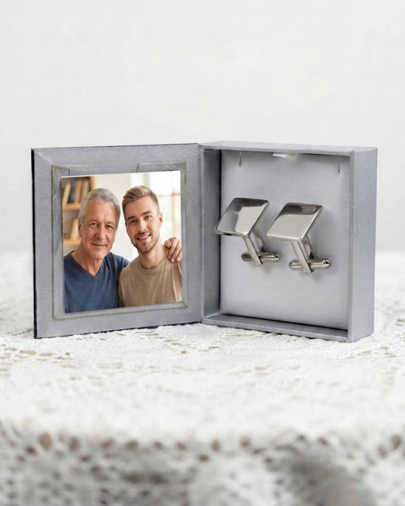 Loved Remembered Stainless Steel Cuff Links