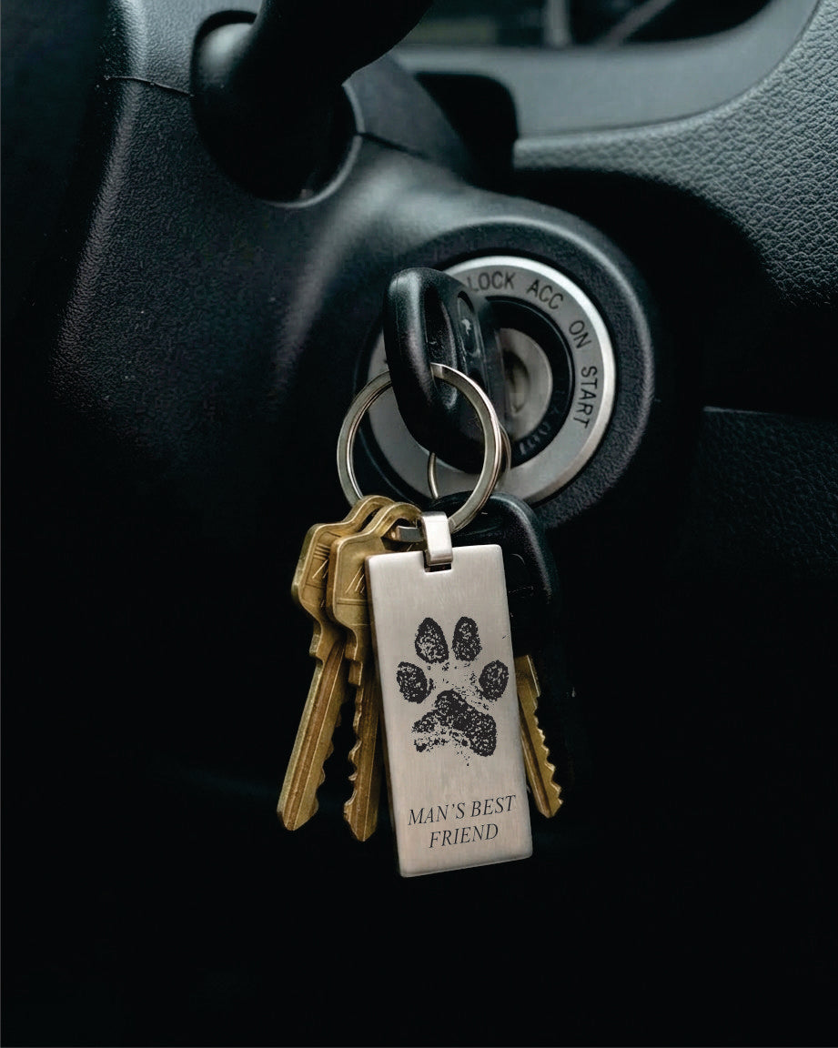 Loved Remembered Stainless Steel Keychain