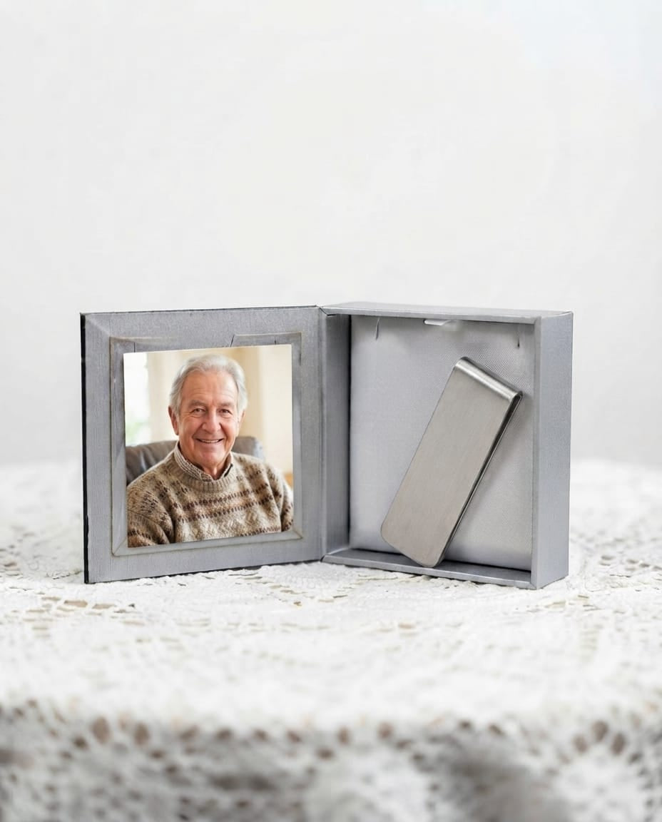 Loved Remembered Stainless Steel Money Clip