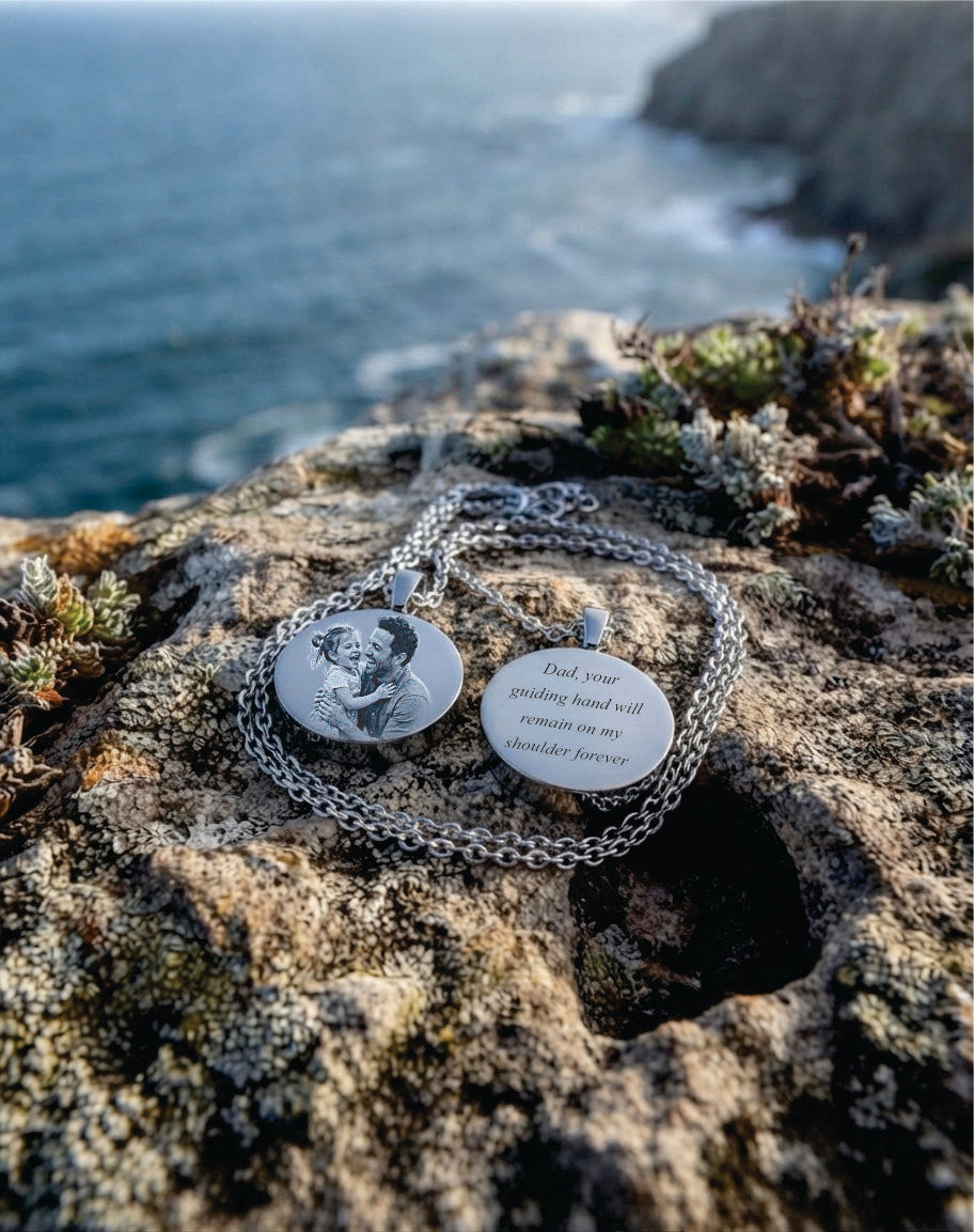 Loved Remembered Stainless Steel Small Compass Urn
