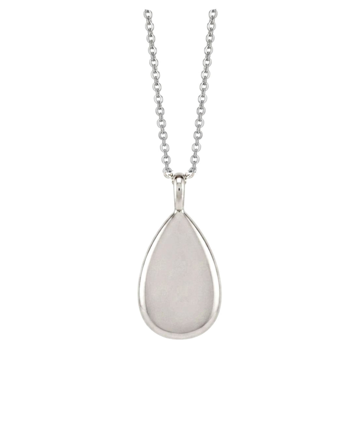 Loved Remembered Stainless Steel Teardrop Pendant Urn