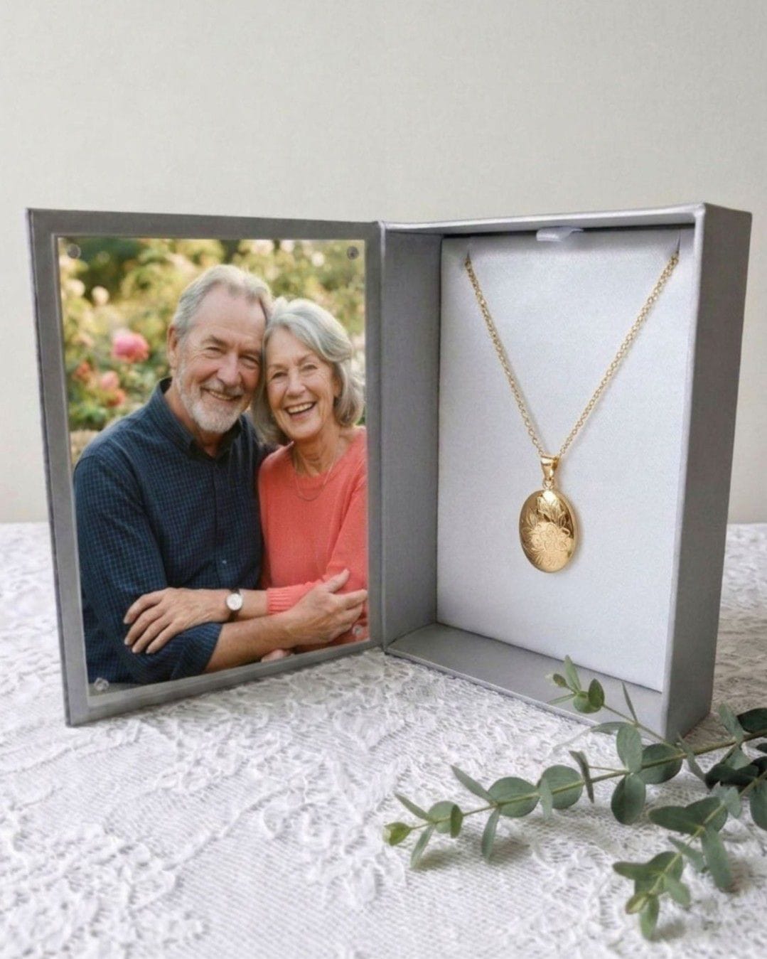 Loved Remembered 'Wildflower' Gold Locket Urn