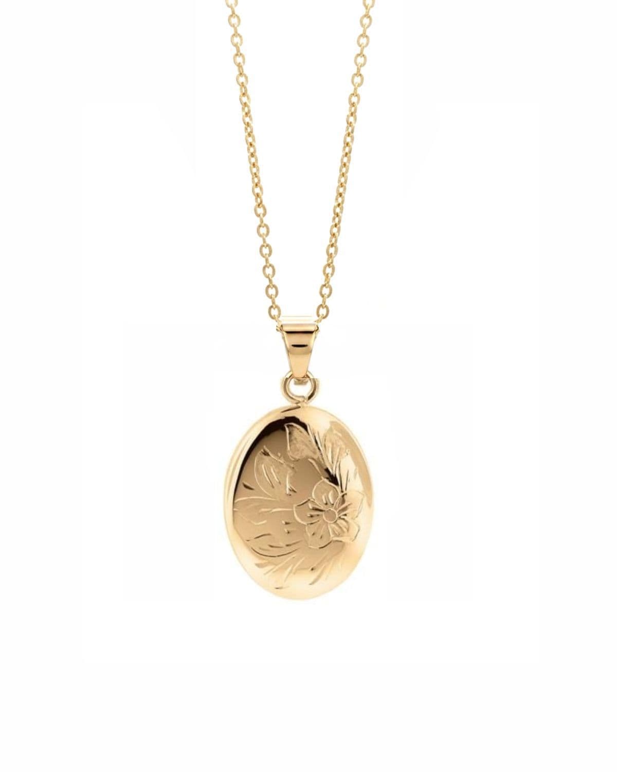 Loved Remembered 'Wildflower' Gold Pendant Urn