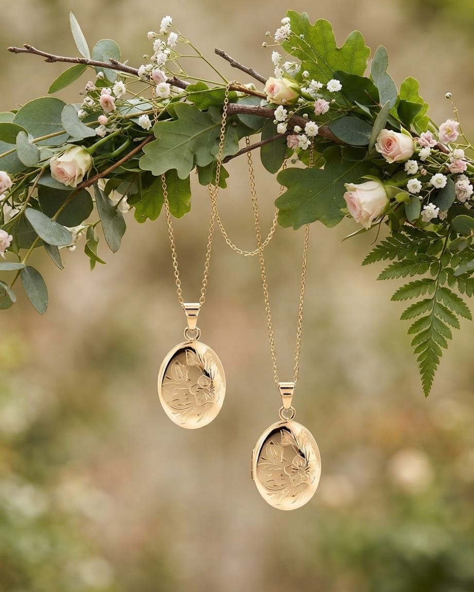Loved Remembered 'Wildflower' Gold Pendant Urn