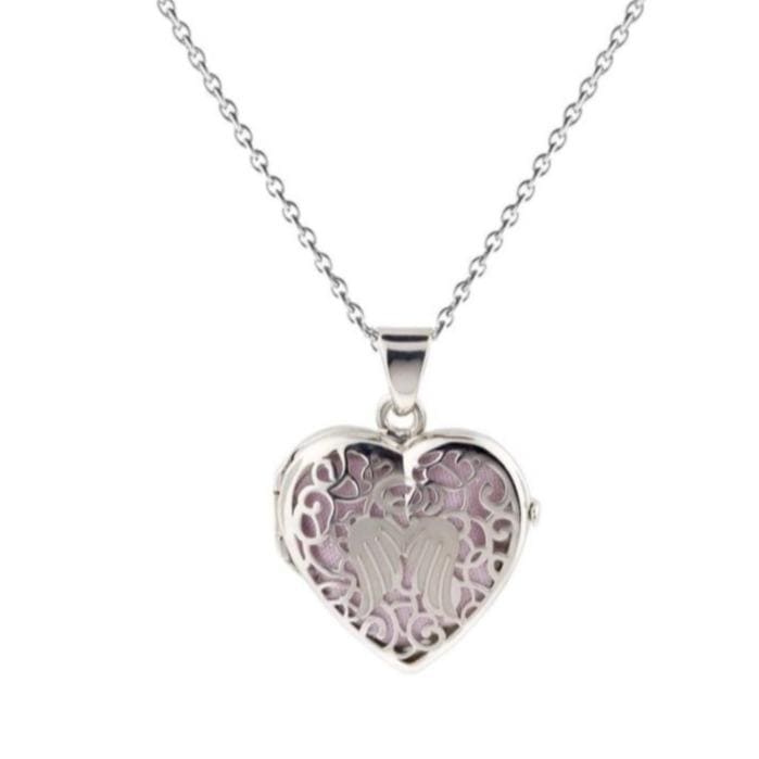 Loved Remembered 'Angel Heart' Silver Locket Urn
