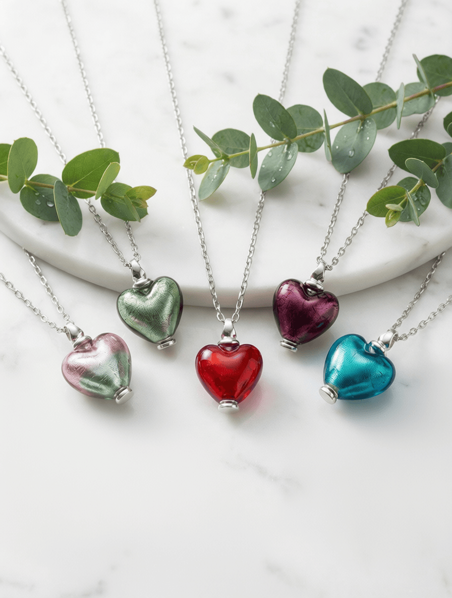 Murano Glass Hearts
