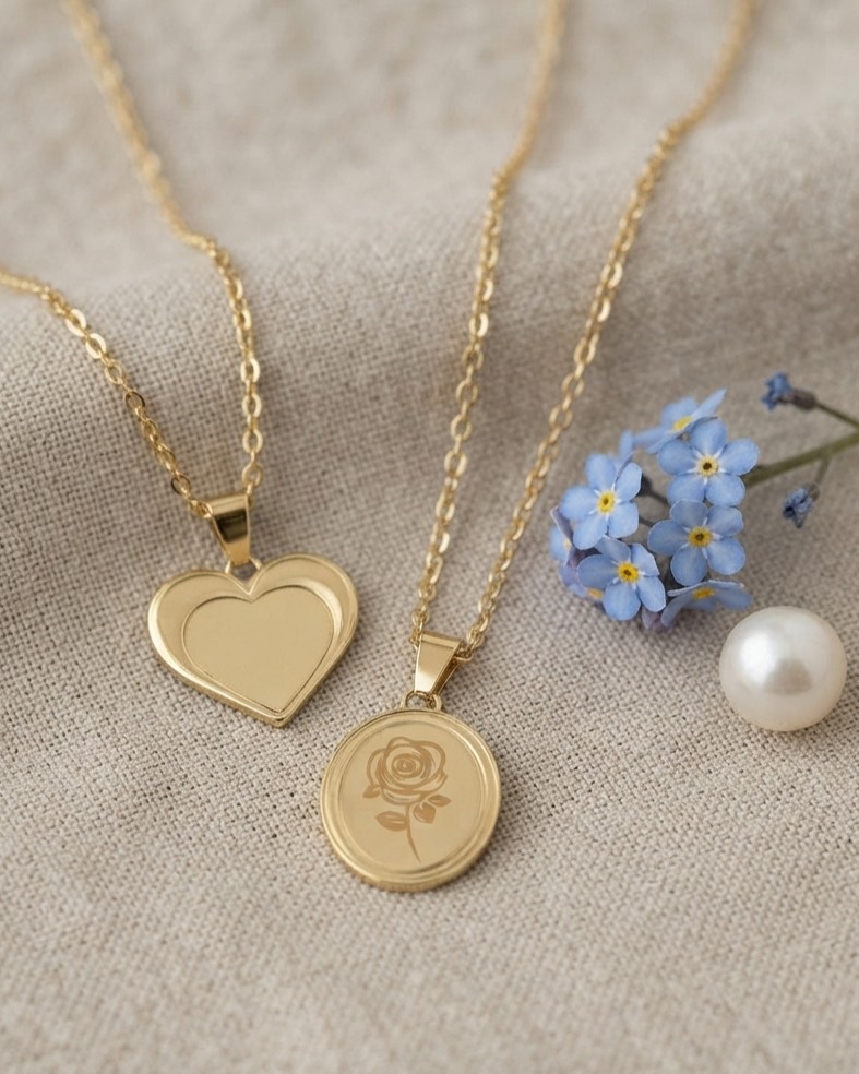 Gold Pendants (Does NOT Hold Ashes)