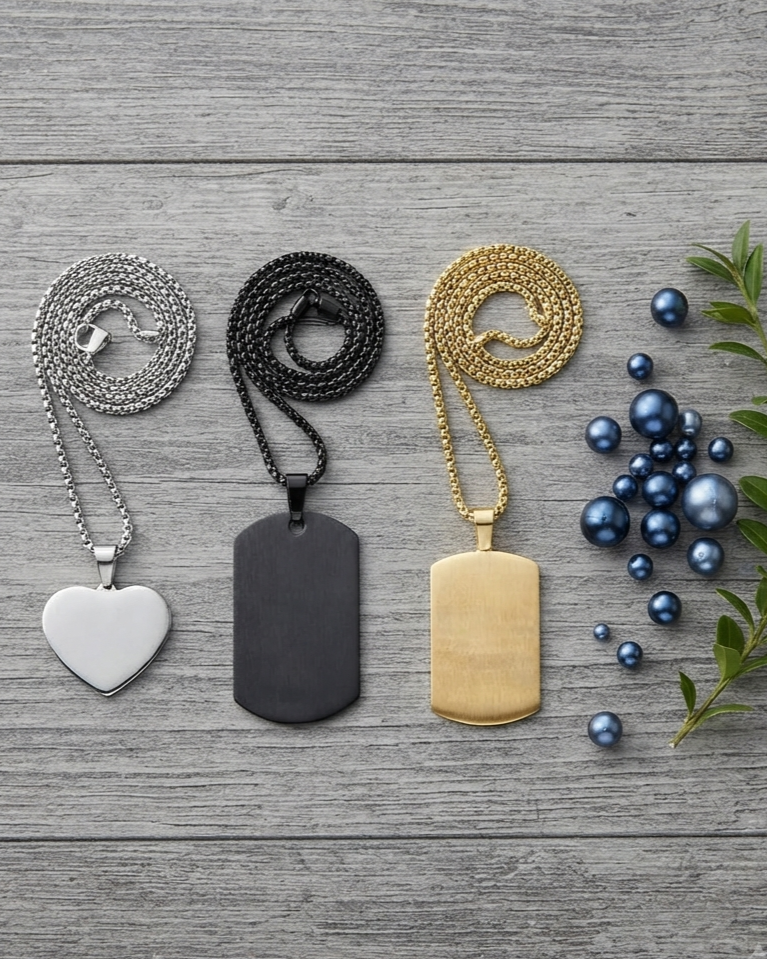 Stainless Steel Pendants (Does NOT Hold Ashes)