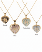 Loved Remembered 'Angel Heart' Gold Locket Urn