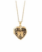 Loved Remembered 'Angel Heart' Gold Locket Urn