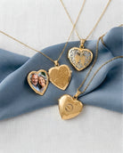 Loved Remembered 'Angel Heart' Gold Locket Urn