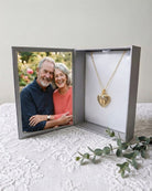Loved Remembered 'Angel Heart' Gold Locket Urn