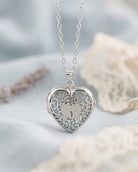 Loved Remembered 'Angel Heart' Silver Locket Urn