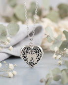 Loved Remembered 'Angel Heart' Silver Locket Urn