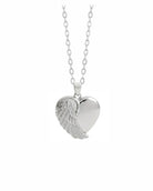 Loved Remembered Angel Wing Pendant Urn