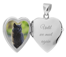 Loved Remembered Cat Locket Urn