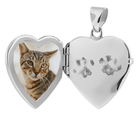 Loved Remembered Cat Locket Urn