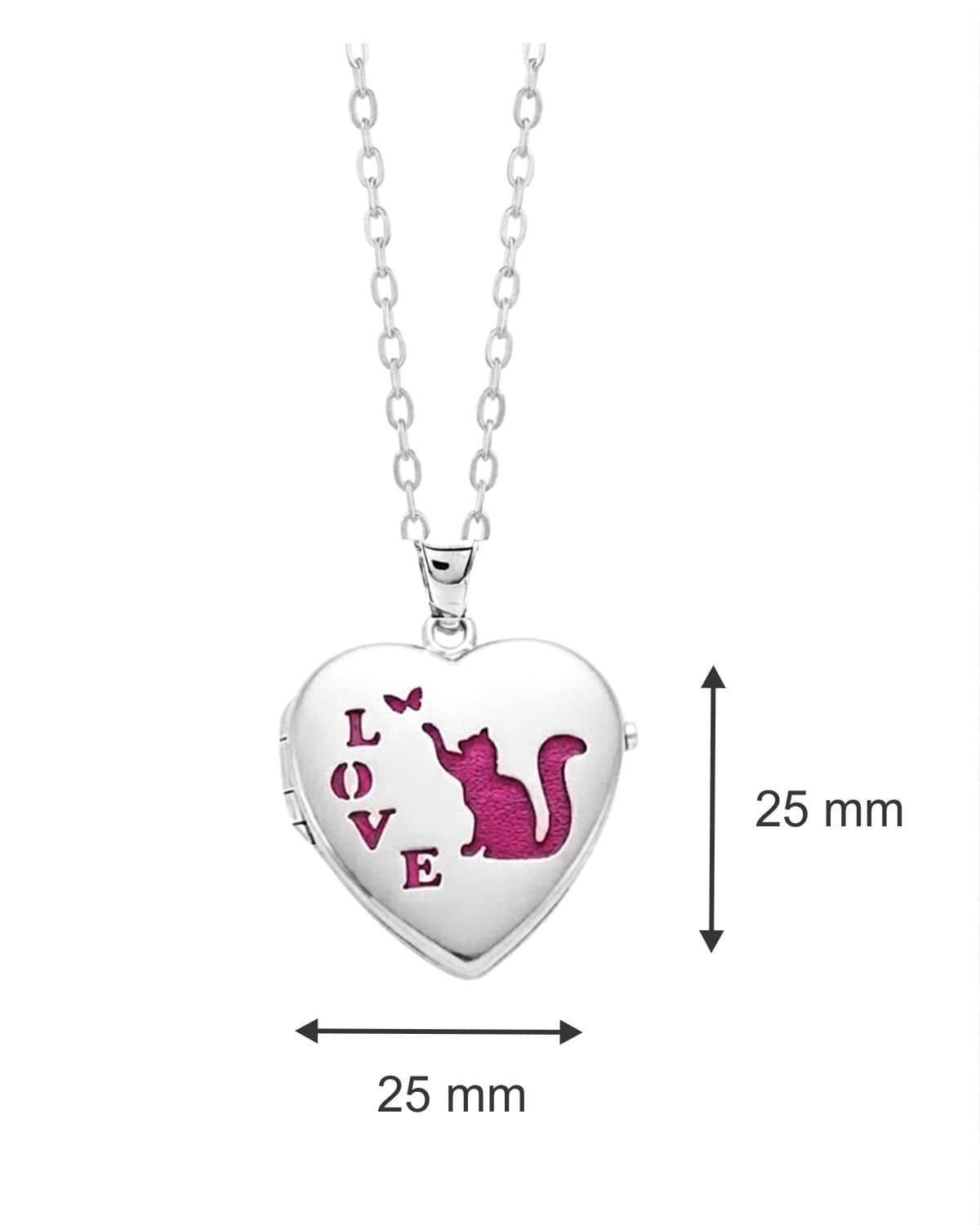 Loved Remembered Cat Locket Urn