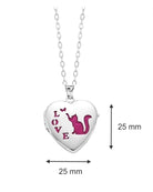 Loved Remembered Cat Locket Urn