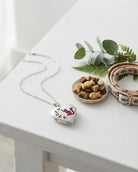Loved Remembered Cat Locket Urn
