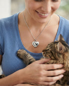 Loved Remembered Cat Locket Urn