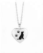 Loved Remembered Dog Paw Print Locket Urn