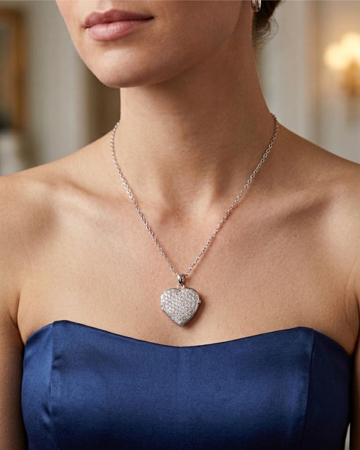 Loved Remembered Eternal Light Locket Urn