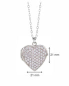 Loved Remembered Eternal Light Locket Urn