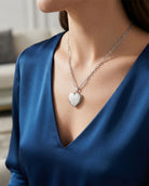 Loved Remembered 'Forget Me Not' Heart Pendant Urn