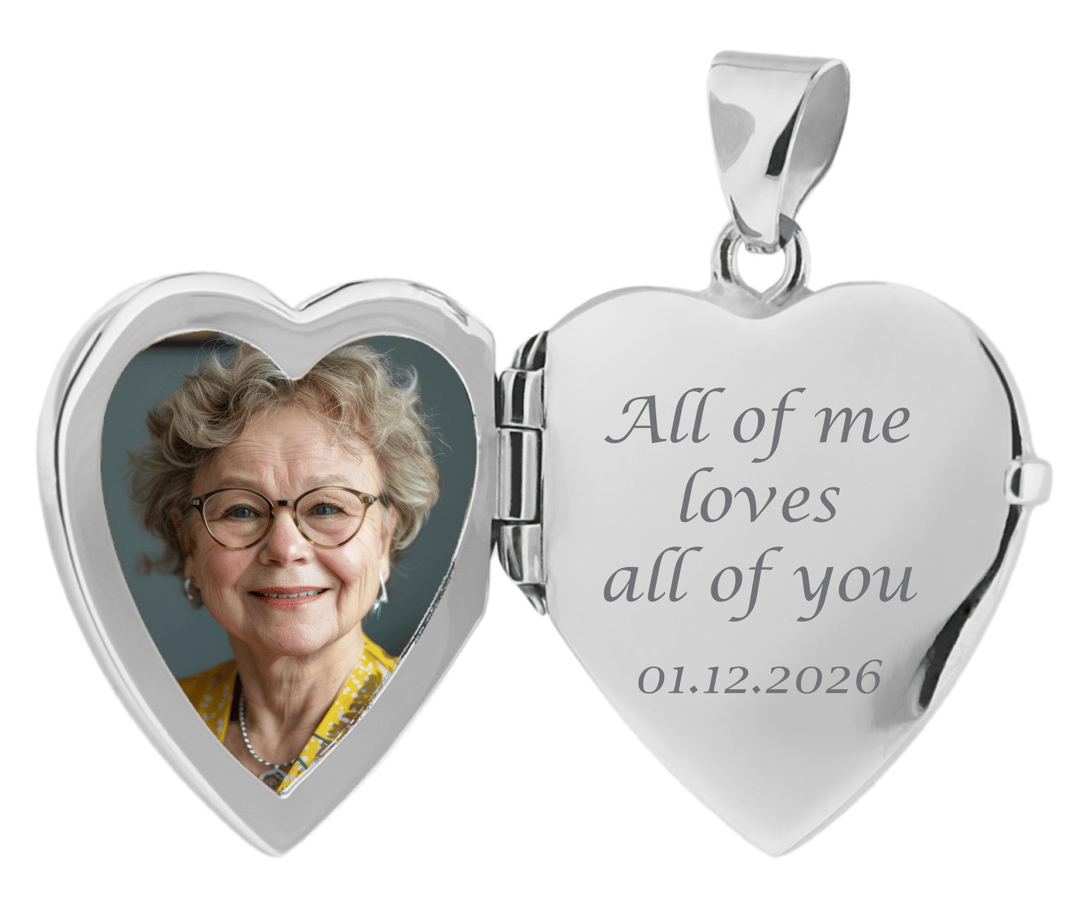 Loved Remembered 'Forget Me Not' Locket Urn