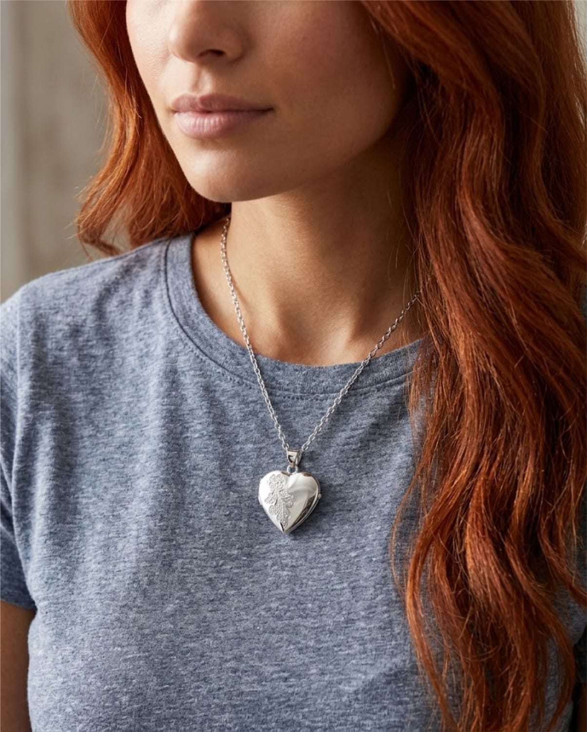 Loved Remembered 'Forget Me Not' Locket Urn