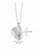 Loved Remembered 'Forget Me Not' Locket Urn