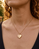 Loved Remembered Gold Angel Wing Pendant Urn