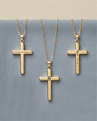 Loved Remembered Gold Cross Pendant Urn (10K)